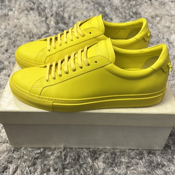 GIVENCHY Yellow Sneaker. Men’s US 10. Worn once. - Picture 2 of 7
